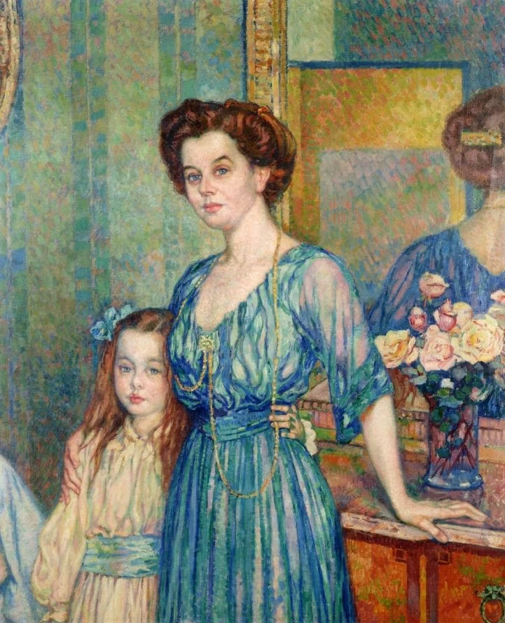 Ritratto di Madame Bodenhausen con la figlia, 1910
